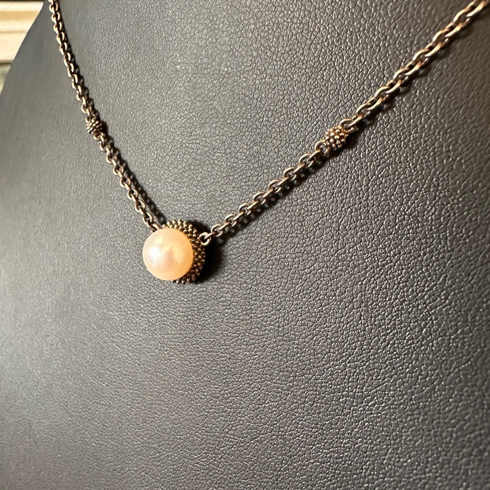 Lagos Sterling Silver Luna Pearl Pendant